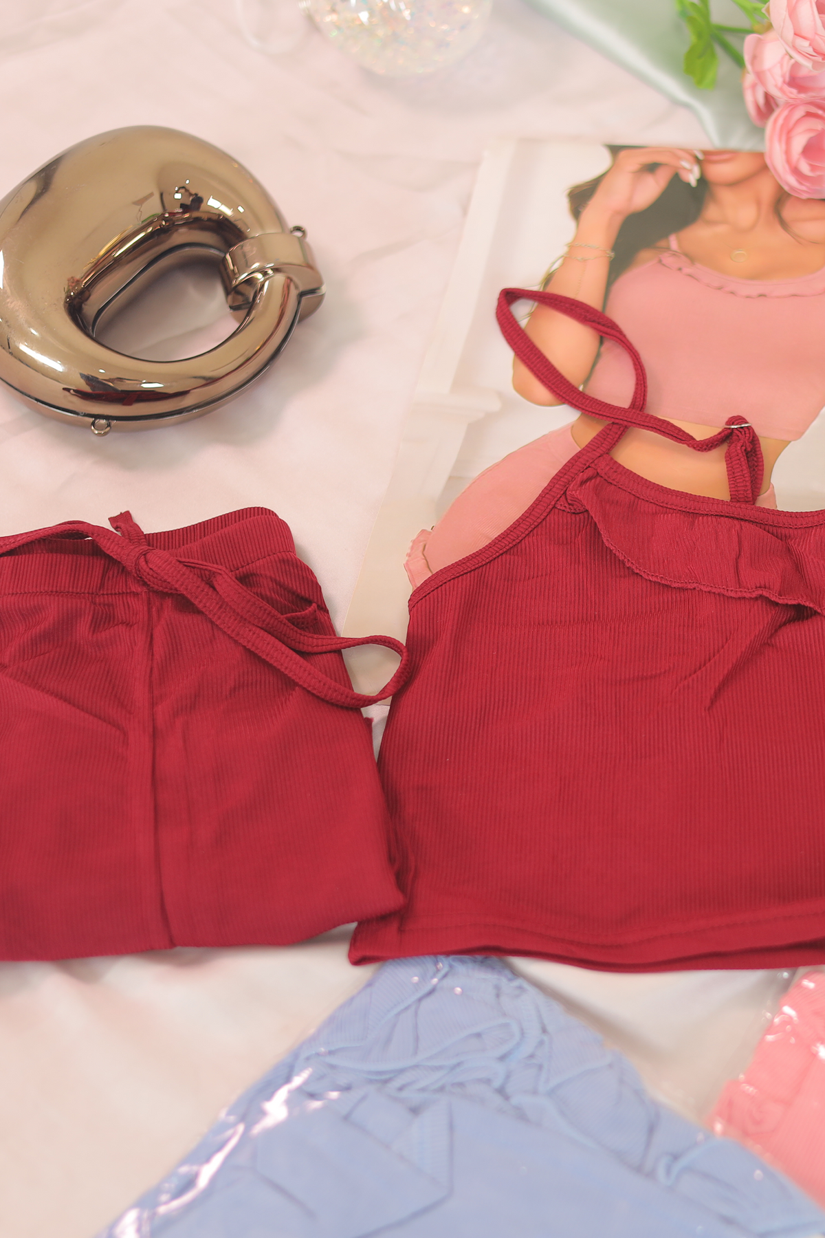 Cute Girl Lounge Wear With Short - 0092