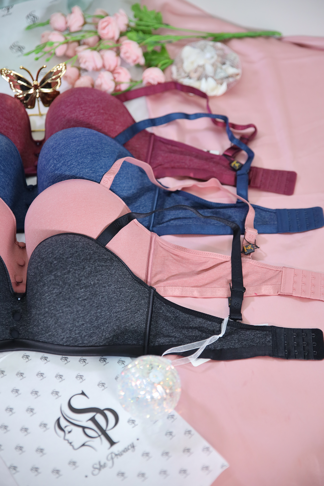 Single Pad Underwired Bra – D Cup