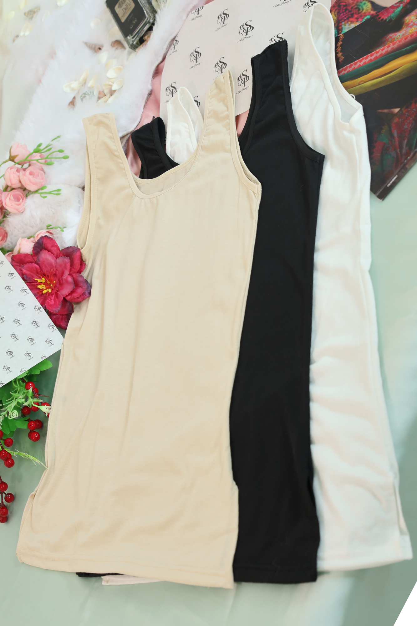 Pack of 3 Camisole Pure Cotton Summer Collection