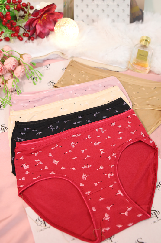 SP Printed Cotton Bikini Panty Pack Of 3