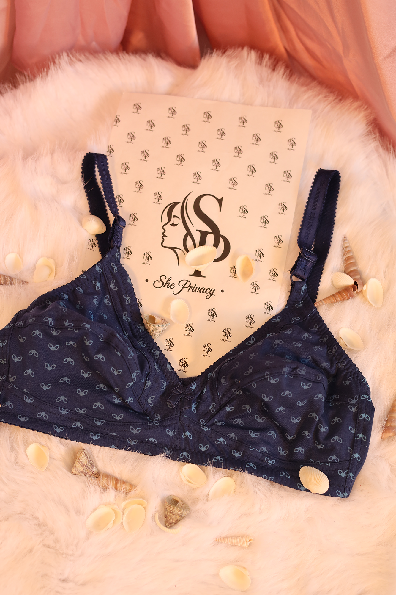 Criss Cross Strap Double Pad Big Push-Up Bra - 0070