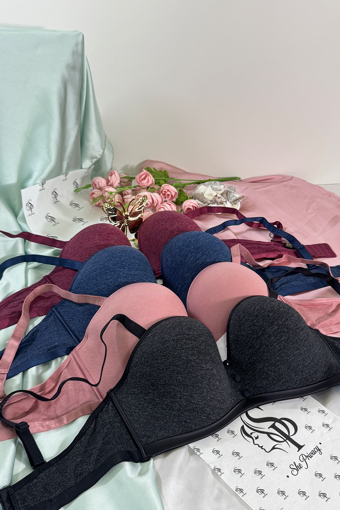 Single Pad Underwired Bra – D Cup