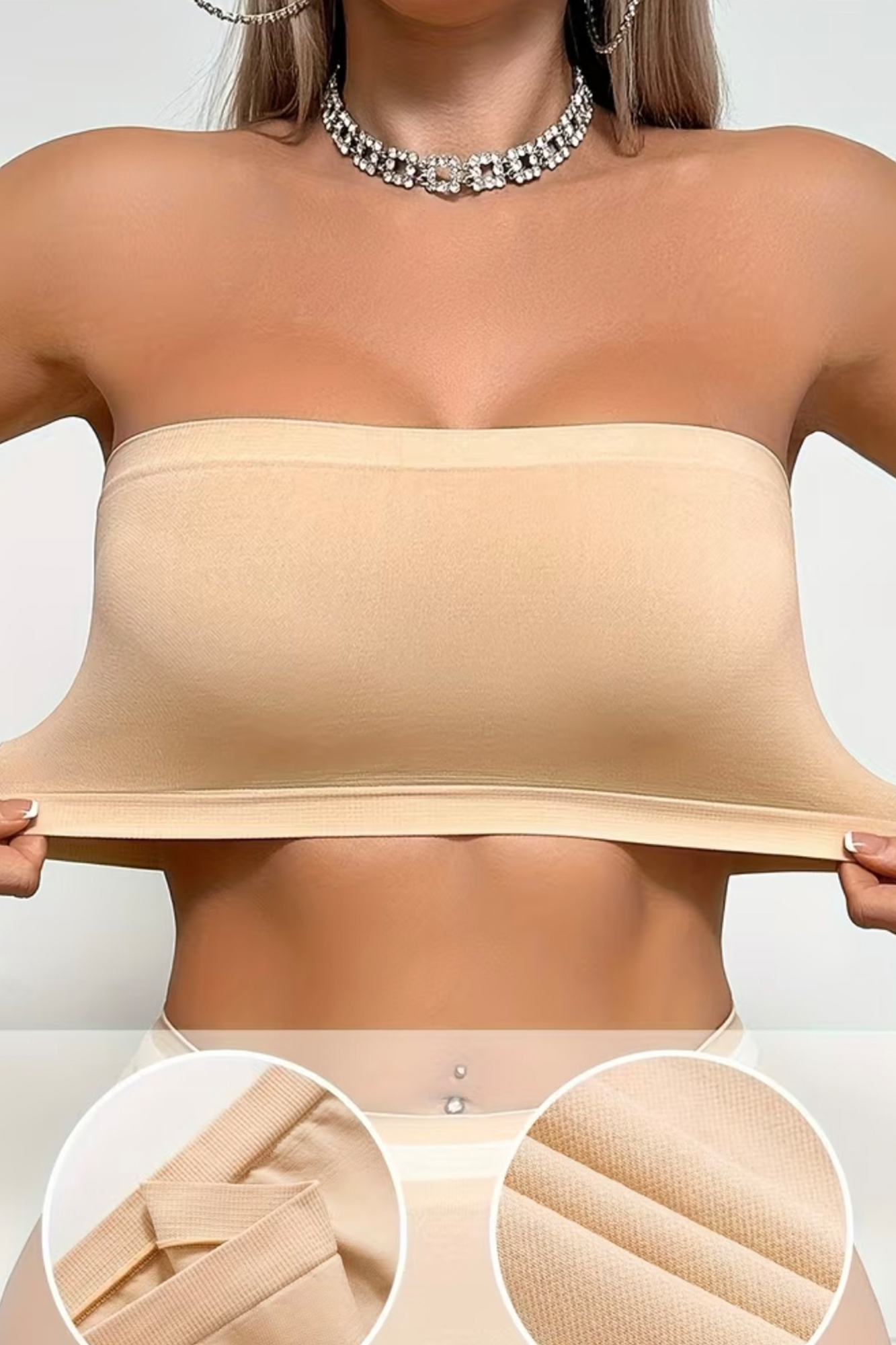 Pack of 2 Stripeless Bra- 0087